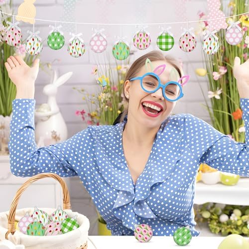 16PCS Spring Hanging Tulip Ornaments for Mini Trees