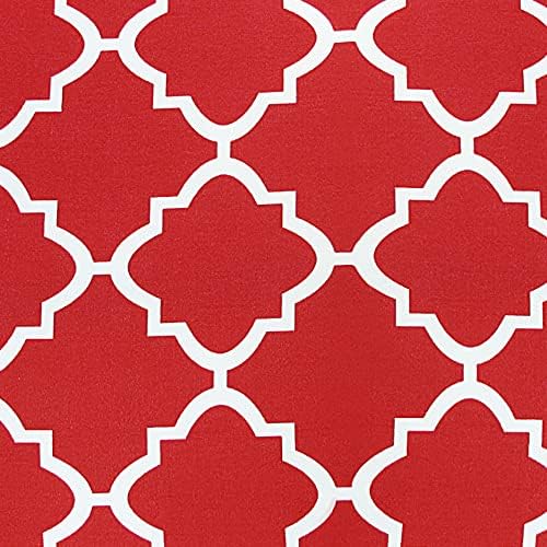 FBTS Prime 2 Pack Geometric Red Waterproof Pillow Covers