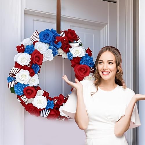 12 Inch Wreath Hanger for Front Door Hooks