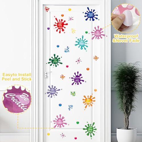 Colorful Inspirational Wall Decals for Kids Classroom