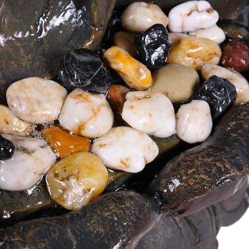 Alpine Corporation GEM122 33 Inch Bronze Buddha Fountain Statue