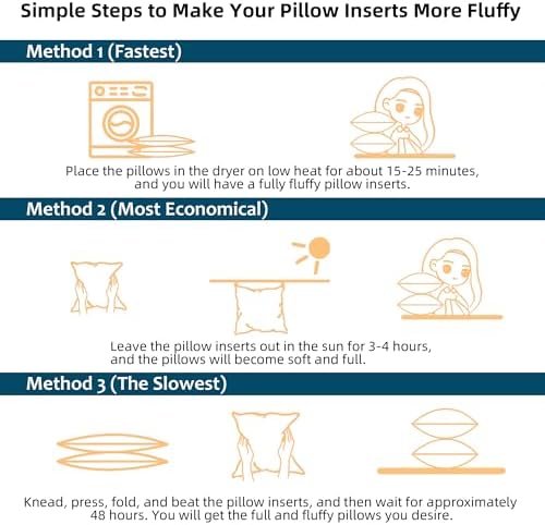 16 x 16 Outdoor Pillow Inserts Set of 2