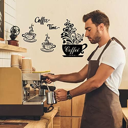 Coffee Cup Wall Decals Vinyl Kitchen Decor Stickers