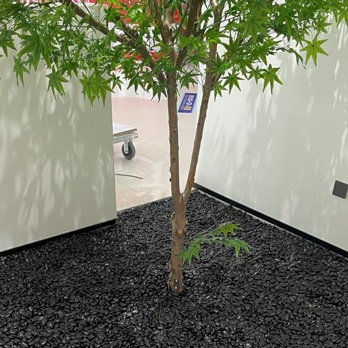 40 Pounds Black River Pebbles for Decorative Use