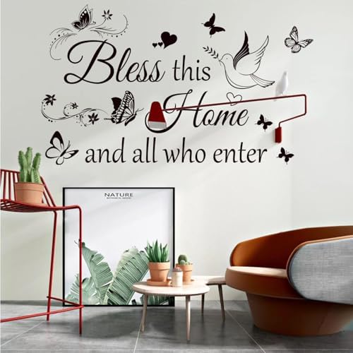 Family Wall Decor Sticker with Inspirational Quotes