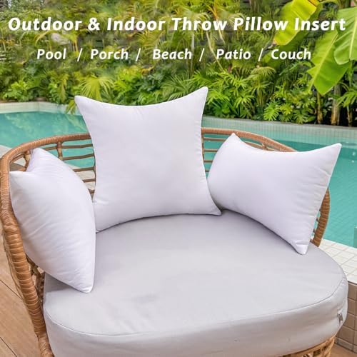 16x16 Outdoor Pillow Inserts Set of 4