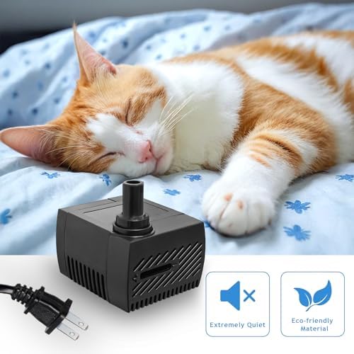 4W 40GPH Mini Submersible Pump for Ponds and Aquariums