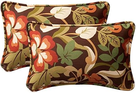 Pillow Perfect Floral Accent Throw Pillow Set of 2