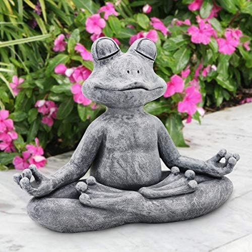 Goodeco 125 L Meditating Yoga Frog Statue