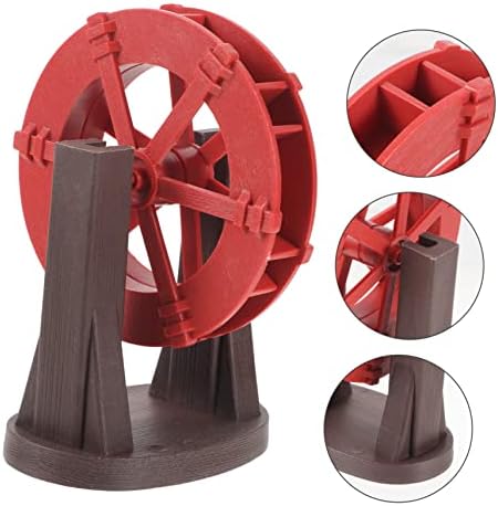BESPORTBLE Miniature Rotating Water Wheel Fountain Decor