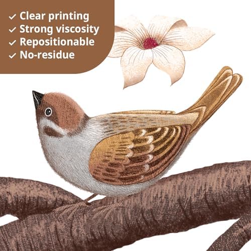 DECOWALL Oriental Flower Tree Wall Stickers