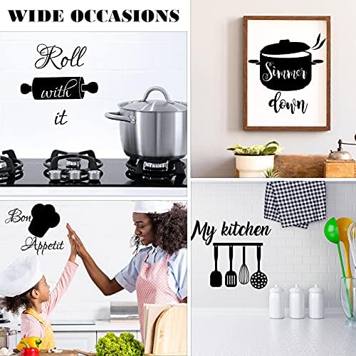 Seajan Kitchen Wall Stickers with Funny Lettering