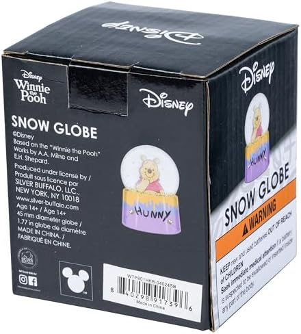 Silver Buffalo Disney Winnie The Pooh Snow Globe Light Up 45mm