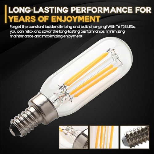 Seentech Dimmable E12 LED Bulb 4W 40W Equivalent 6-Pack