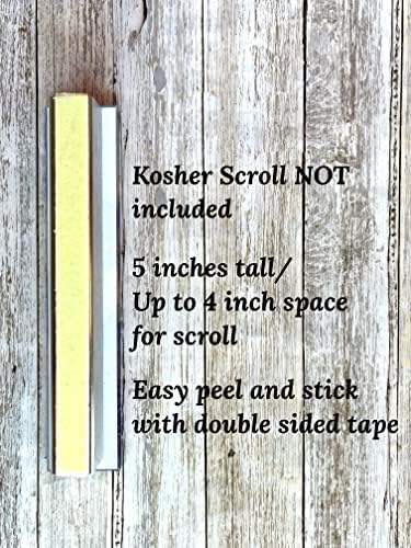 Childrens Mezuzah Scroll Case Acrylic Aluminum