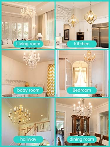 E12 60W Equivalent Frosted LED Candelabra Bulb Dimmable 2700K Soft White