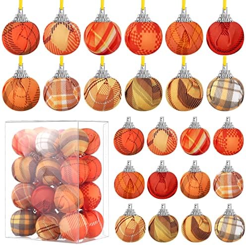 Honoson 24 Pcs Patriotic Tree Ornaments 4th of July Decorations