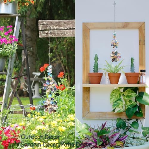Crystal Flower Suncatcher Hanging Decor Rainbow Maker