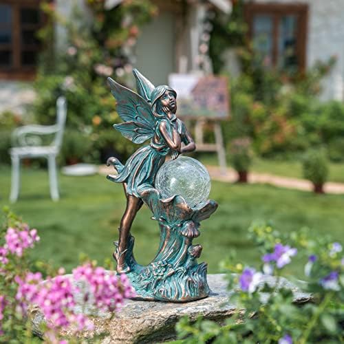 Fairy Garden Statues Outdoor Solar Light 124