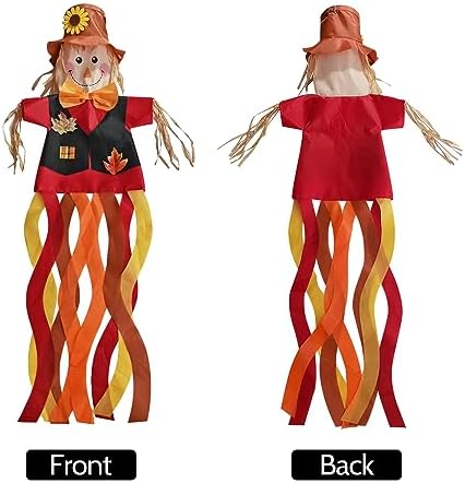 Scarecrow Windsock - Fun Fall Decor for Yard