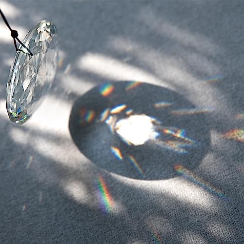 HDCRYSTALGIFTS Hanging Crystal Suncatcher 75MM