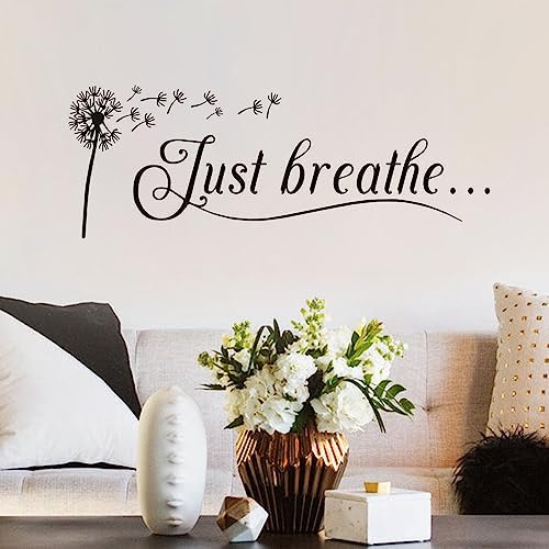 Dandelion Wall Decals 23x8In for Home Decor