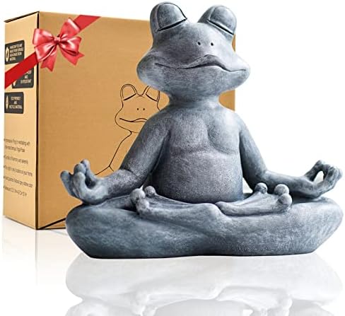 Goodeco 125 L Meditating Yoga Frog Statue
