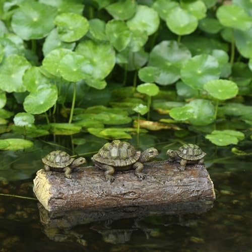Generic Three Turtle Floating Sculptures Pond Decoration