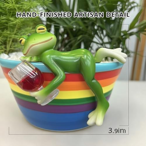 Sherum Tipsy Frog Trio Set - 3 Wine Bottle Huggers