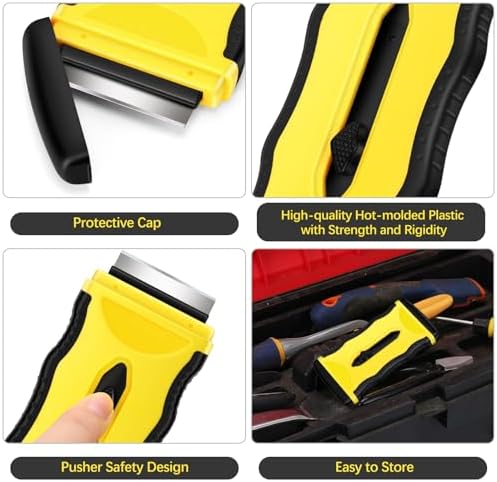 DEKEones 2-in-1 Scraper Tool with 5Pcs Plastic and 5Pcs Metal Blades