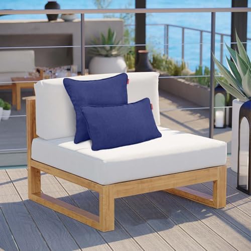 Pcinfuns Deep Blue Lumbar Pillows 2 Pack