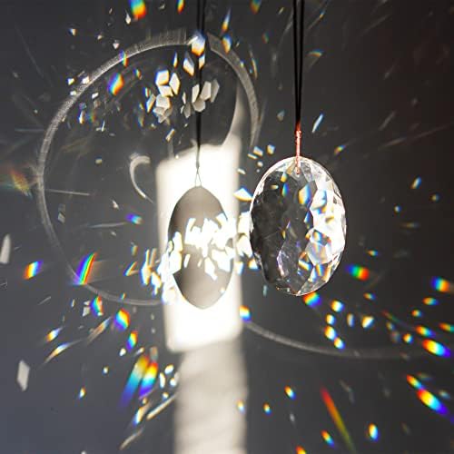 YU FENG 35in Crystal Prism Suncatcher for Windows