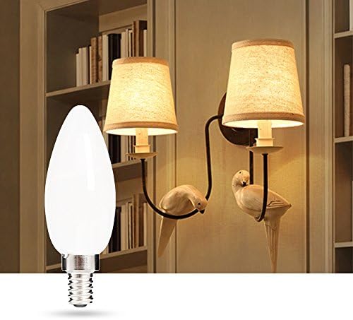 HOLA 45W Dimmable LED Candelabra Bulb 6 Pack