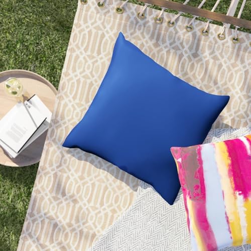 Casual Style Reversible Square Throw Pillow 20x20 Inch