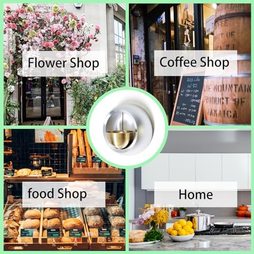 Cizenal Shopkeepers Bell Door Chime Silver