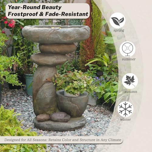 276 Inch Tall Outdoor Fountain for Garden Patios