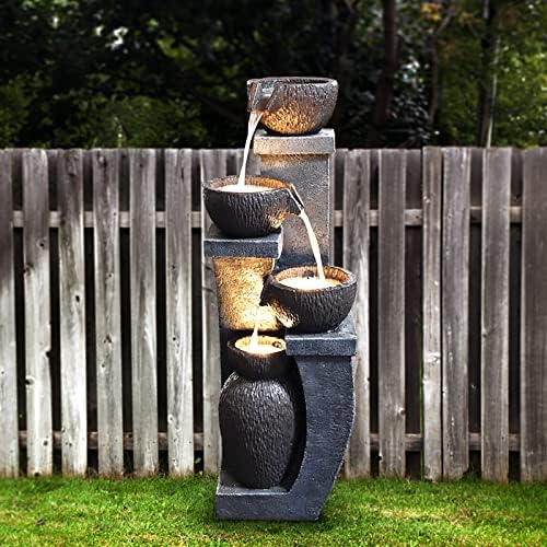 Supmix 374 Inch H Water Fountain Outdoor Decor