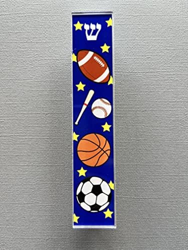Childrens Mezuzah Scroll Case Acrylic Aluminum