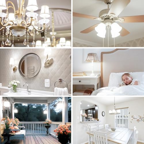 FanNicoo E12 LED Bulb 10W 6000K Cool Daylight White 5Pack