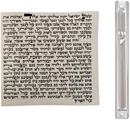 AS Mezuzah Scroll with Case 6 Inches Kosher