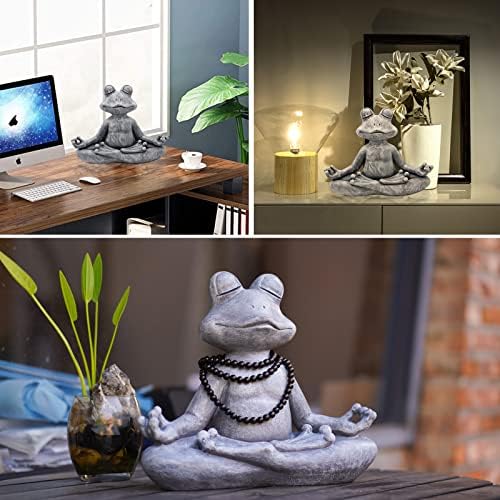 Goodeco 125 L Meditating Yoga Frog Statue