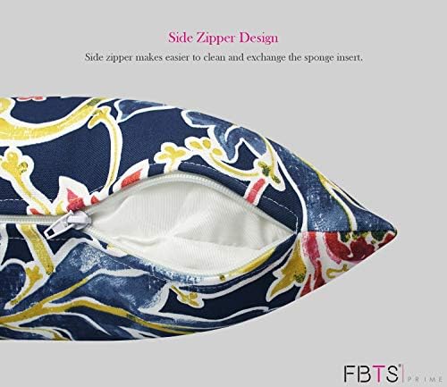 Pack of 2 Waterproof Outdoor Decorative Pillow Covers