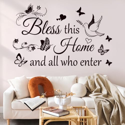 Family Wall Decor Sticker with Inspirational Quotes