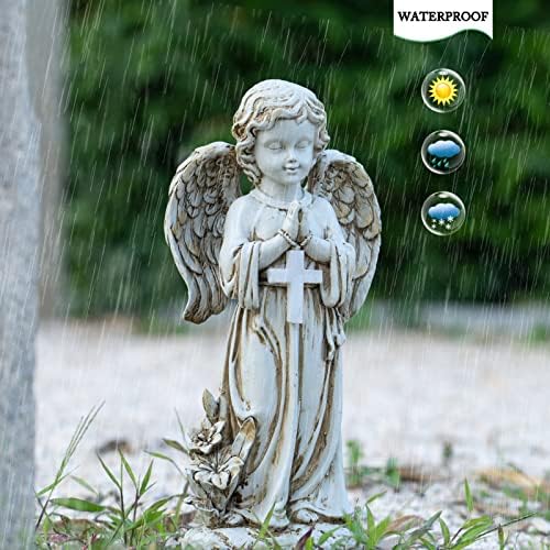 Solar Powered Angel Statue Garden Decor 1212 Inch