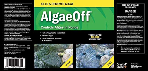 CrystalClear AlgaeOff Pond Cleaner 25 Lbs