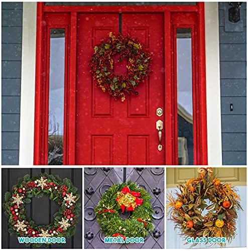 Ferraycle 8 Pcs 15 Inch Wreath Hanger for Front Door