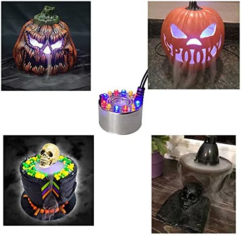 Halloween Mist Maker with LED Lights Fog Machine