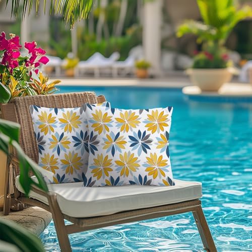 AACORS Waterproof Pillow Covers Set of 2 18x18 Inch