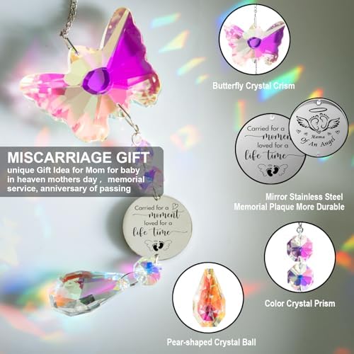 Butterfly Suncatcher Memorial Gift for Baby Loss