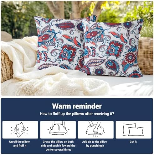 Polyaround Waterproof Outdoor Throw Pillow Pack of 2